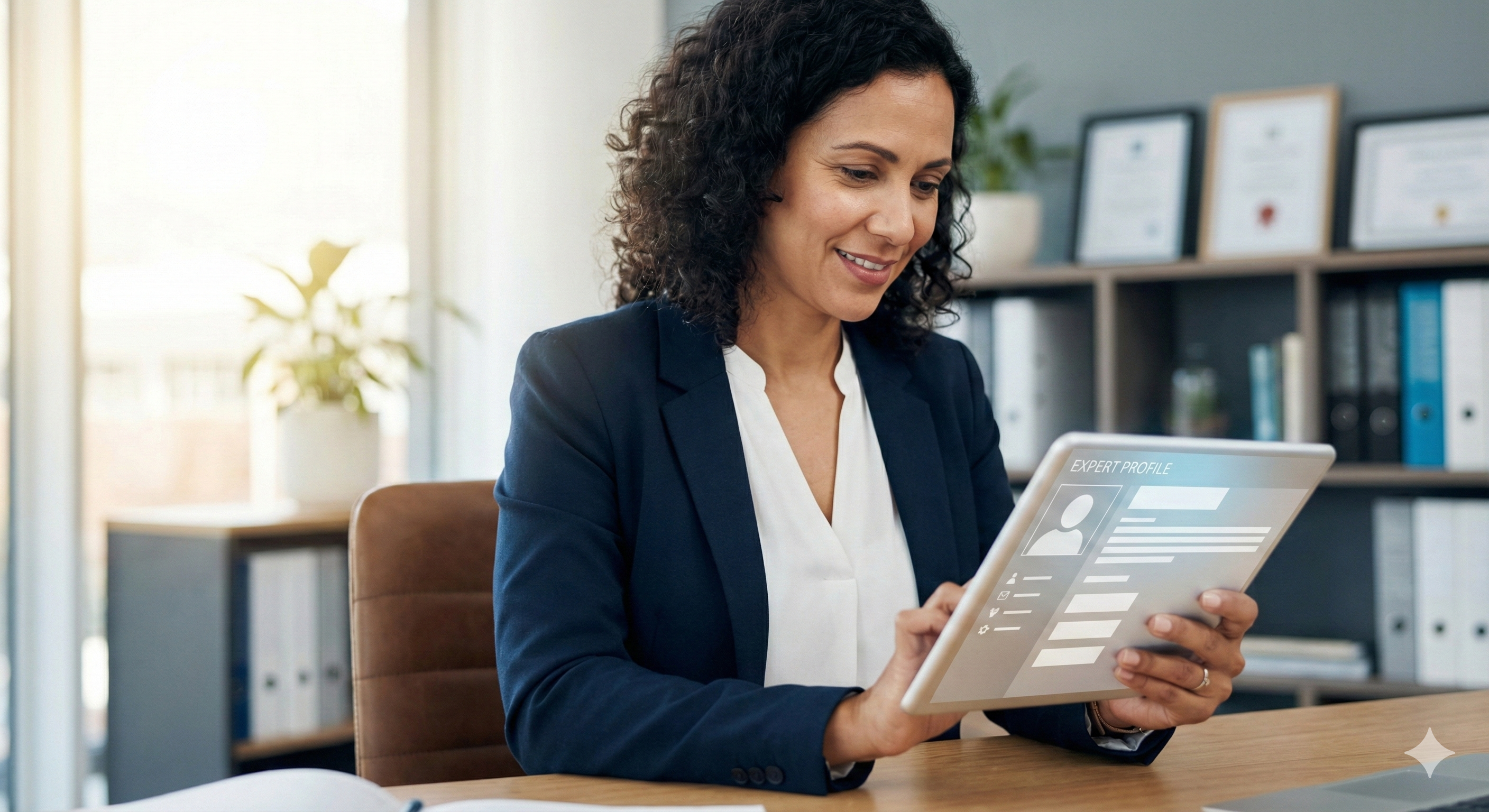 Professional profile visibility