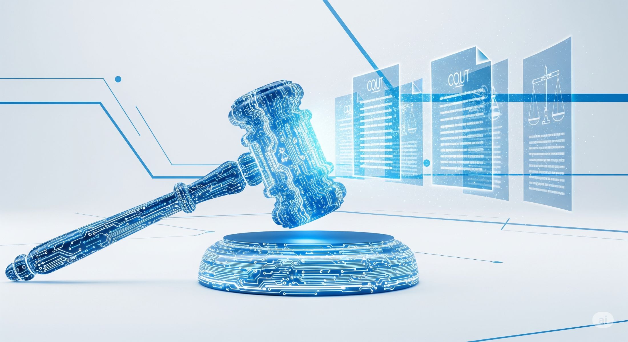 Expert witness presenting insights with AI and legal analytics